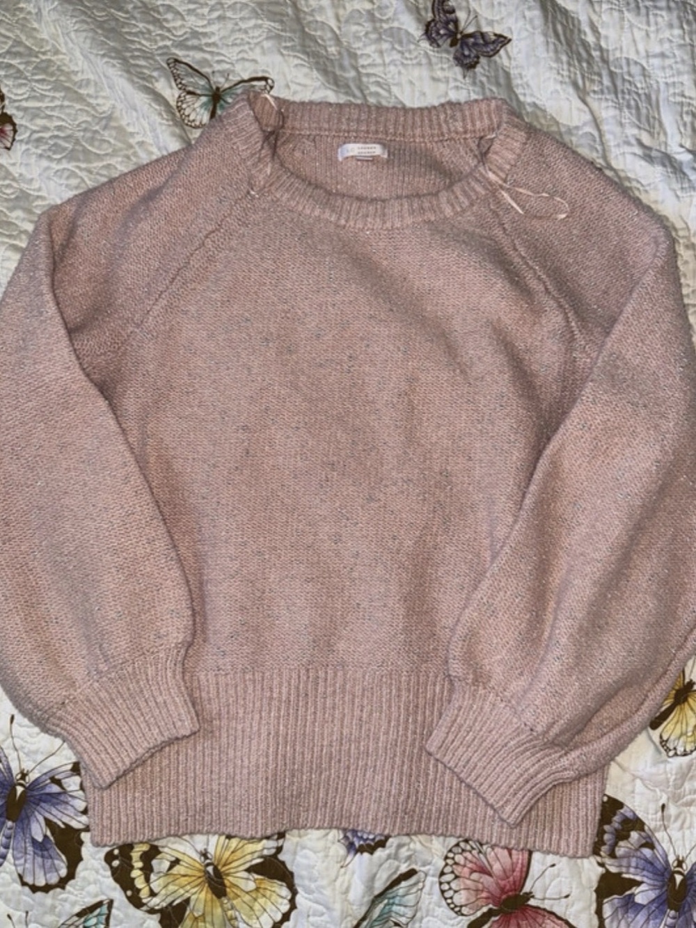 Lauren Conrad Crewneck Sweater in Pink Size XXL